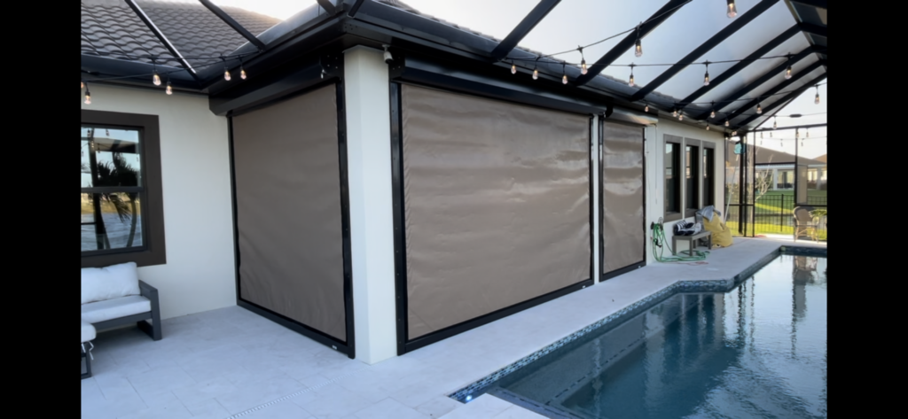 Retractable Hurricane Screens hurricane shutters