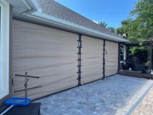 storm impact panels removable screens hurricane fabric removable