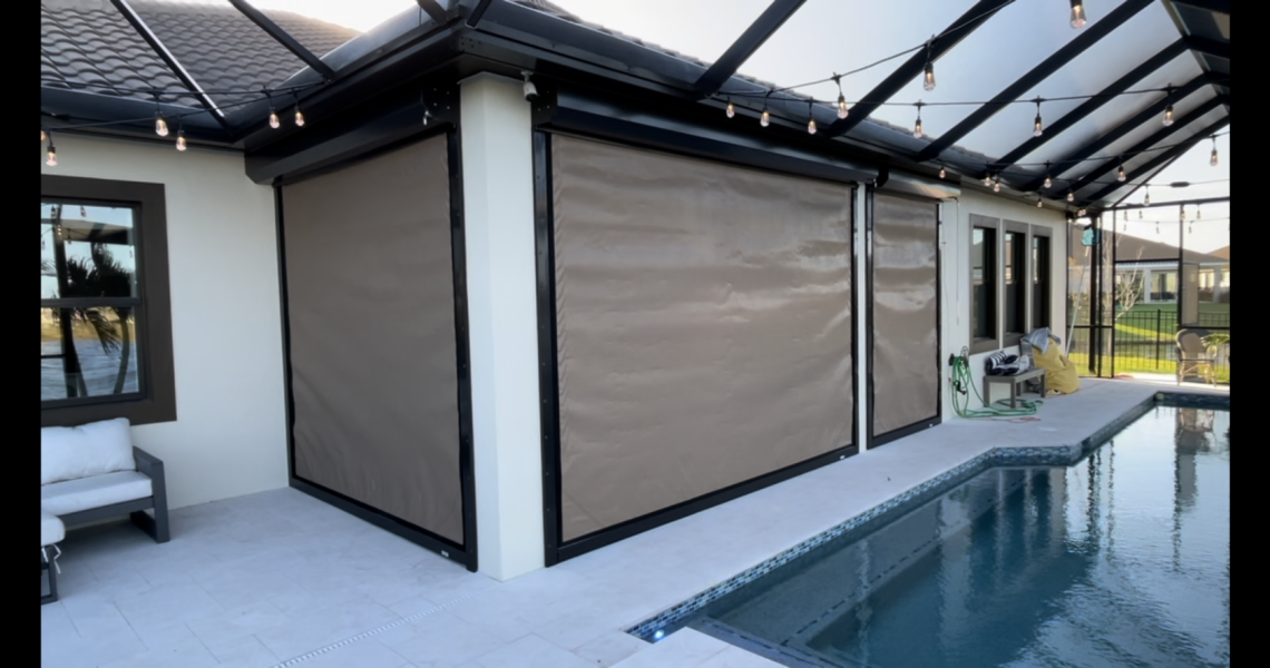 Retractable Hurricane Screens hurricane shutters